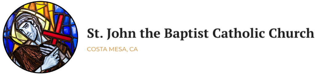 Mass Times, Confessions, devotions - St. John the Baptist Catholic